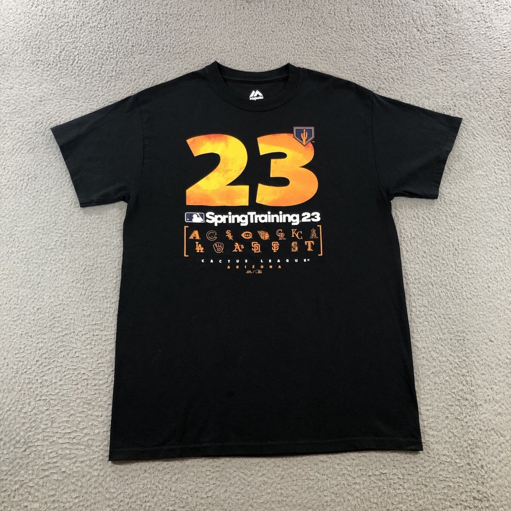 spring training 23 cactus league t shirt Men's M Black MLB
